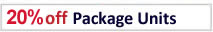 15% off Package Units