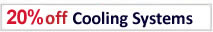 15% off Cooling Only Systems