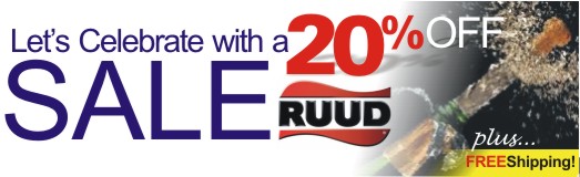 20% Off Ruud Celebration!