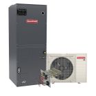 Goodman 2 Ton 19 SEER2 Variable-Speed Inverter AC System with Electric Heat – 21-in. Multi-Position Variable-Speed Air Handler, R32