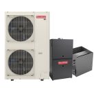 Goodman 5 Ton 16 SEER2 Variable-Speed Inverter AC & Gas Furnace System - 100,000 BTU 80% AFUE Variable-Speed Upflow Gas Furnace, R32