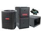 Goodman 3 Ton 14 SEER2 80000 BTU 96% AFUE Two-Stage Gas Furnace With R32 Air Condenser and Coil System - Horizontal