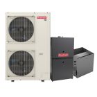 Goodman 2 Ton 19.2 SEER2 Dual Fuel Side Discharge Heat Pump & Gas Furnace System - Inverter Heat Pump, 80,000 BTU 80% AFUE 2-Stage Variable-Speed Downflow Low NOx Furnace, California Compliant, R32
