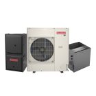 Goodman 3 Ton 18.5 SEER2 Variable-Speed Inverter AC & Gas Furnace System - Two-Stage Variable-Speed 100,000 BTU 96% AFUE Gas Furnace, Downflow, R32