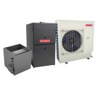 Goodman 5 Ton 15.5 SEER2 Dual Fuel Side Discharge Heat Pump & Gas Furnace Hybrid System - Inverter Heat Pump, 100,000 BTU 2-Stage Variable-Speed 80% AFUE Downflow Low NOx Furnace, R32