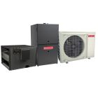 Goodman 2 Ton 18 SEER2 Dual Fuel Side Discharge Heat Pump & Gas Furnace Hybrid System - Inverter Heat Pump, 60,000 BTU 60 AFUE 2-Stage Variable-Speed Horizontal Furnace, R32