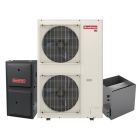 Goodman 5 Ton 16 SEER2 Variable-Speed Inverter AC & Gas Furnace System – 100,000 BTU 97% AFUE Modulating Variable-Speed Upflow Gas Furnace, R32