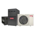 Goodman 2 Ton 19 SEER2 Variable-Speed Inverter AC & Gas Furnace System - 80,000 BTU 80% AFUE Variable-Speed Ultra-Low NOx Horizontal Gas Furnace, California & Colorado Compliant, R32