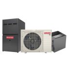 Goodman 2 Ton 19 SEER2 Variable-Speed Inverter AC & Gas Furnace System - 80,000 BTU 80% AFUE Variable-Speed Ultra-Low NOx Upflow Gas Furnace, California & Colorado Compliant, R32