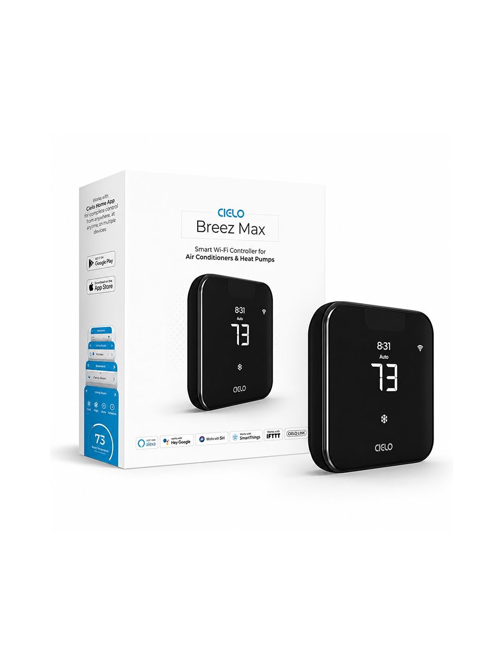 Cielo Breez Max WiFi Mini Split Thermostat | BM101WA