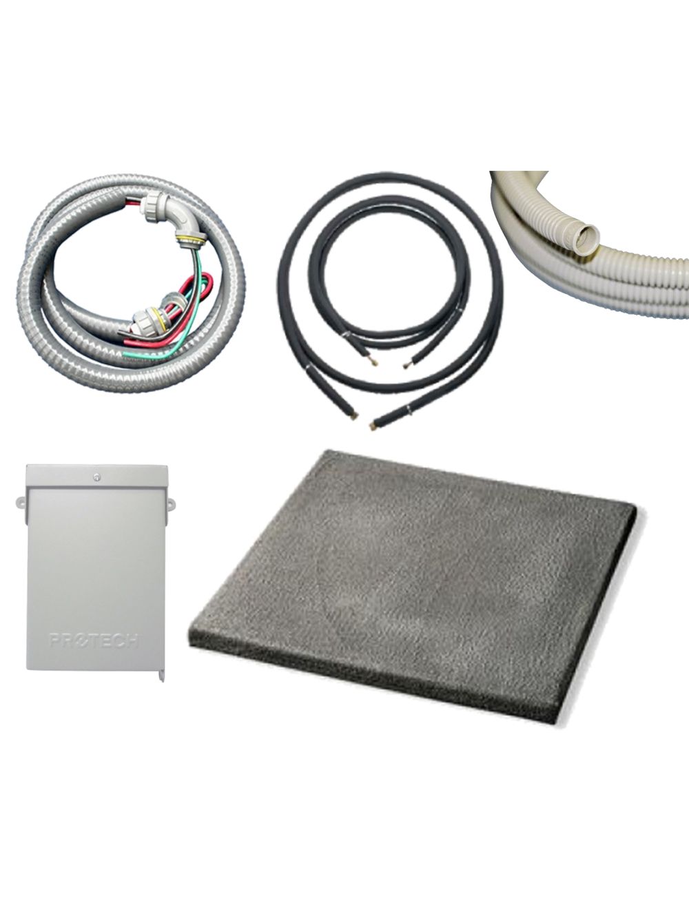 Mitsubishi M Series Installation Kit with 15' Lineset - 22K, 30K