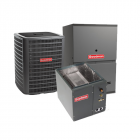 Goodman 3.5 Ton 13 SEER 80% Efficient 80,000 BTU Single Stage Gas Furnace & Air Conditioning System - Downflow