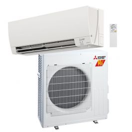 Mitsubishi 18000 BTU 21 SEER Ductless Hyper Heat Pump Mini Split AC Wall  Mounted System