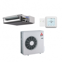 mitsubishi mini split horizontal ducted