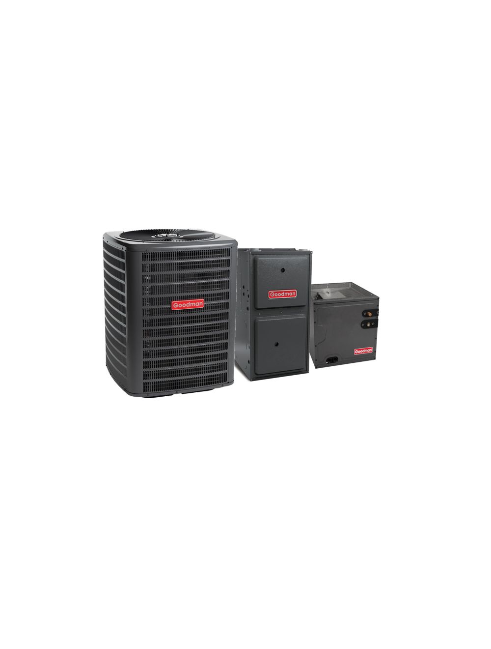 Goodman 4 Ton 17.2 SEER2 100000 BTU 96% Efficiency Variable Speed Two Stage  Gas System Upflow