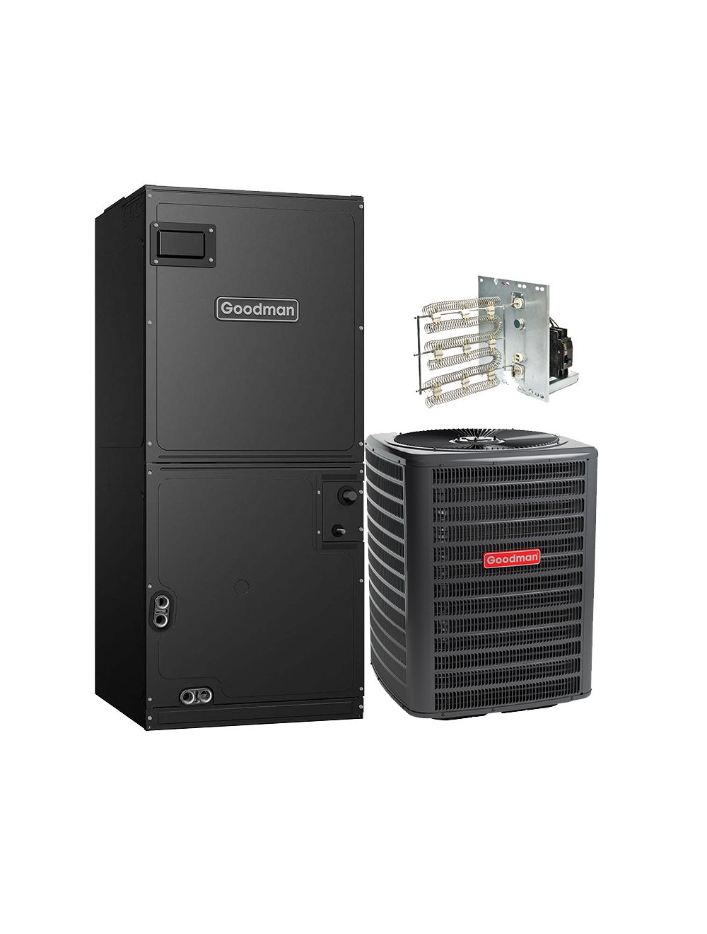 Goodman 3 Ton 15.2 SEER2 Heat Pump System w/3.5 Ton A/H