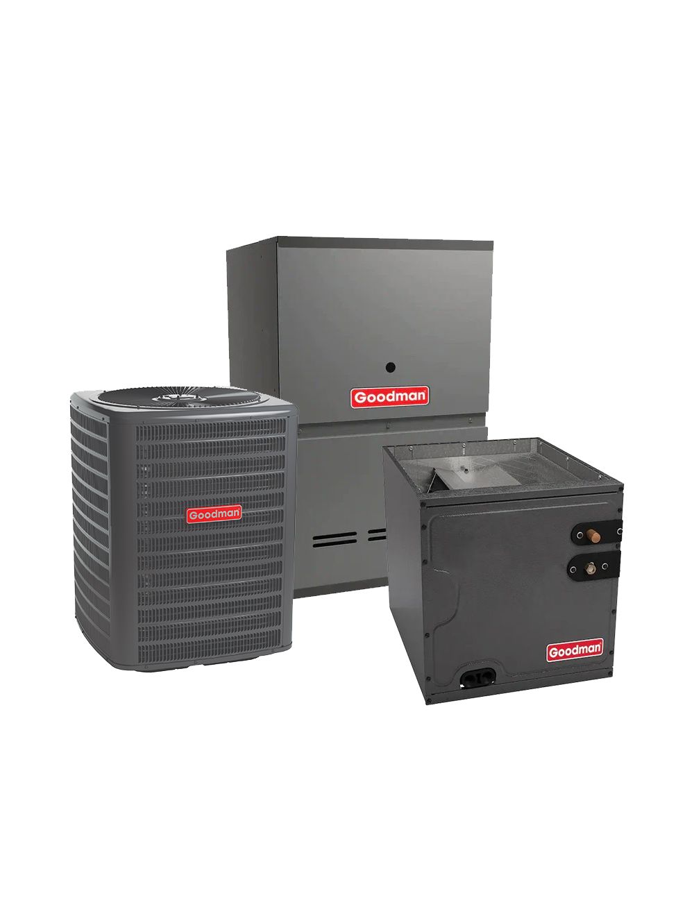 Goodman 4 Ton 14 SEER2 80000 BTU 96% Single Stage Gas System Upflow