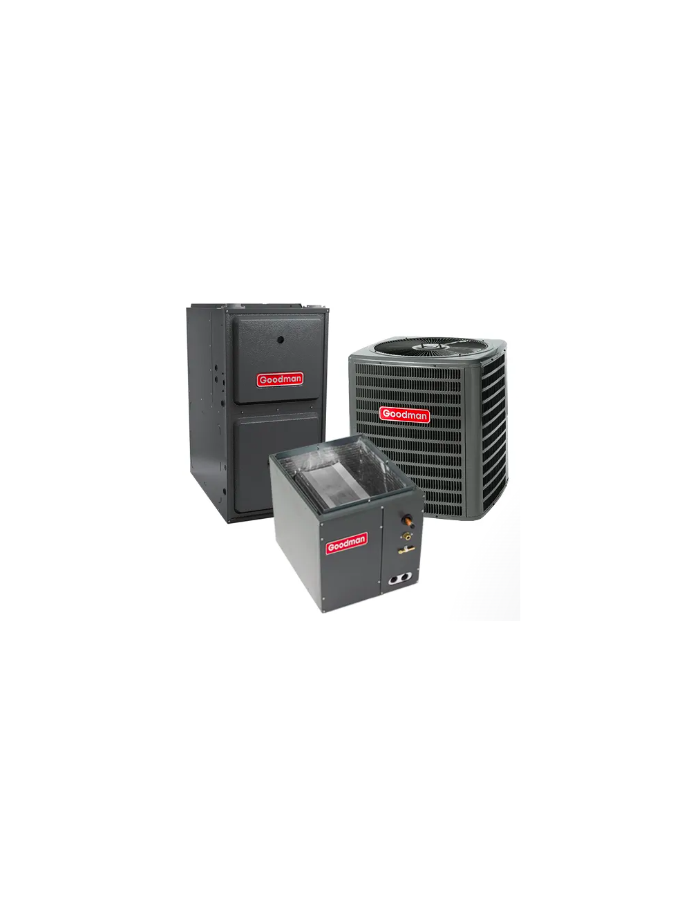 Goodman 2.5 Ton 14.5 SEER2 600000 BTU 96% Single Stage Gas System Upflow