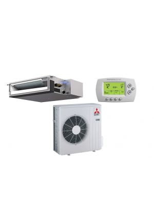 mitsubishi mini split horizontal ducted
