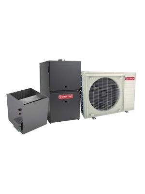 Goodman 2.5 ton side discharge inverter heat pump condenser (GZV6SA3010) with 40