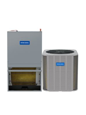 MrCool Signature 1.5 Ton Central Heat Pump System with Wall Mount Air Handler – 14.3 SEER2, R454B