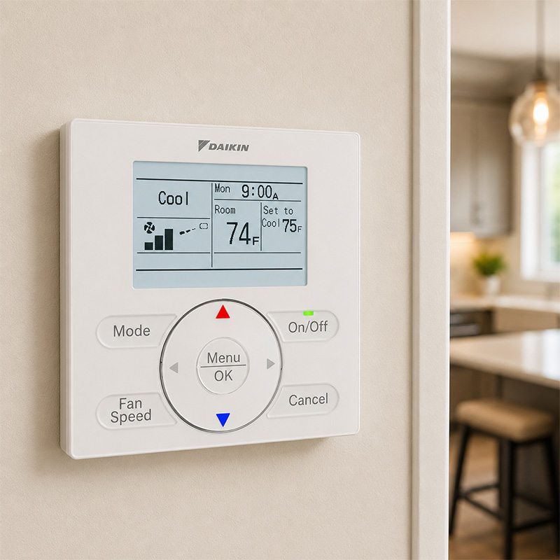 Daikin Wired Remote Controller For FDMA Horizontal Ducted Mini