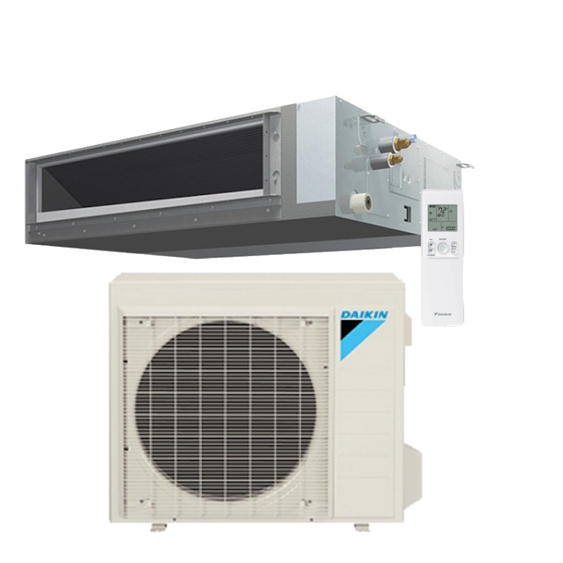 Daikin 12000 BTU Mini Split Ducted Concealed Heat Pump Aurora 14.6 SEER2  System