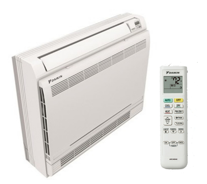 Daikin 9k Btu Floor Mount Heat Pump Indoor Unit