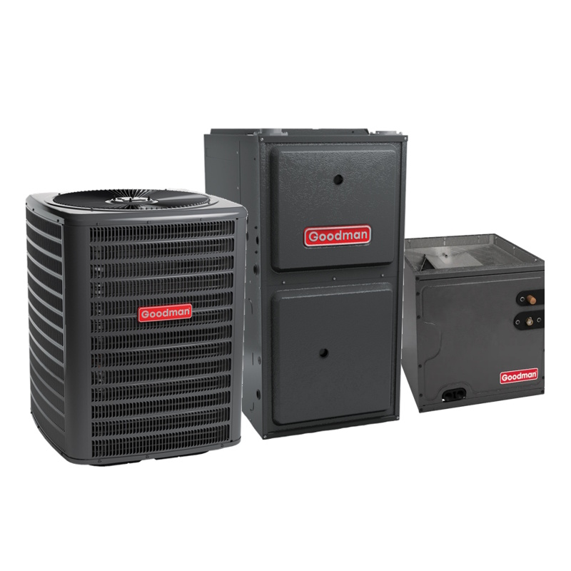 Goodman 4 Ton 16.5 SEER2 80000 BTU 96% Two Stage Variable Speed Gas System  Upflow
