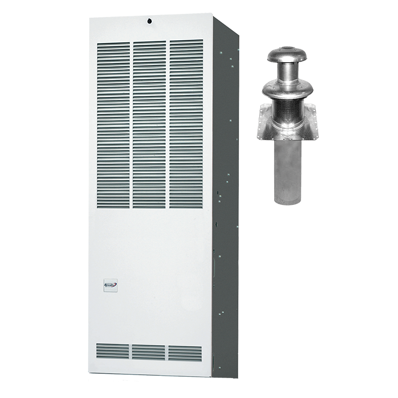 Revolv 56K BTU 80% Gas Furnace for Mobile Home Downflow without Coil Cabinet