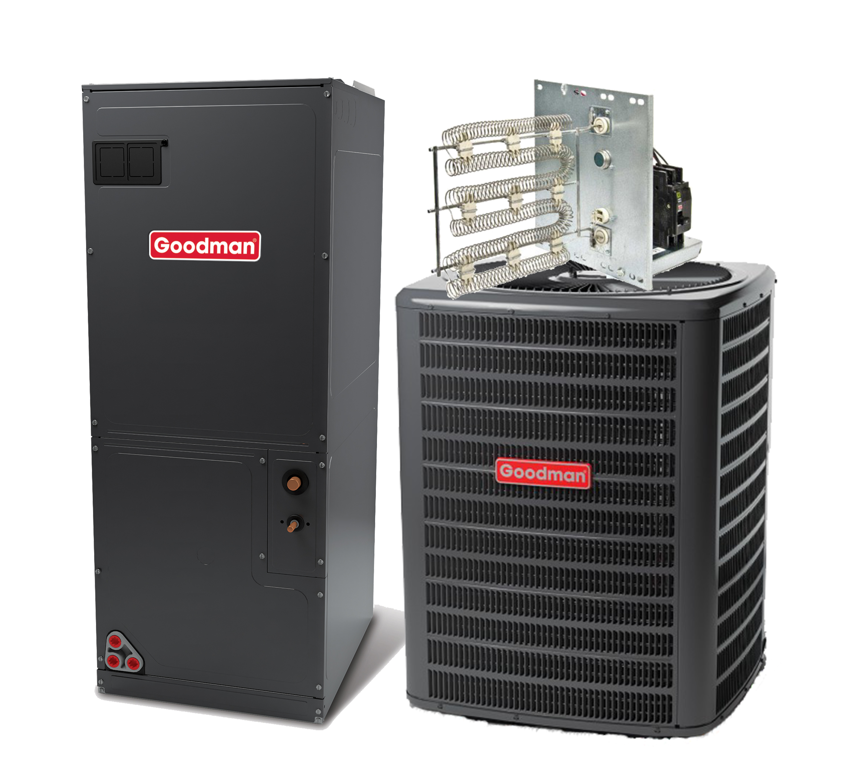 Goodman 5 0 Ton 14 Seer Split System With Electric Heat