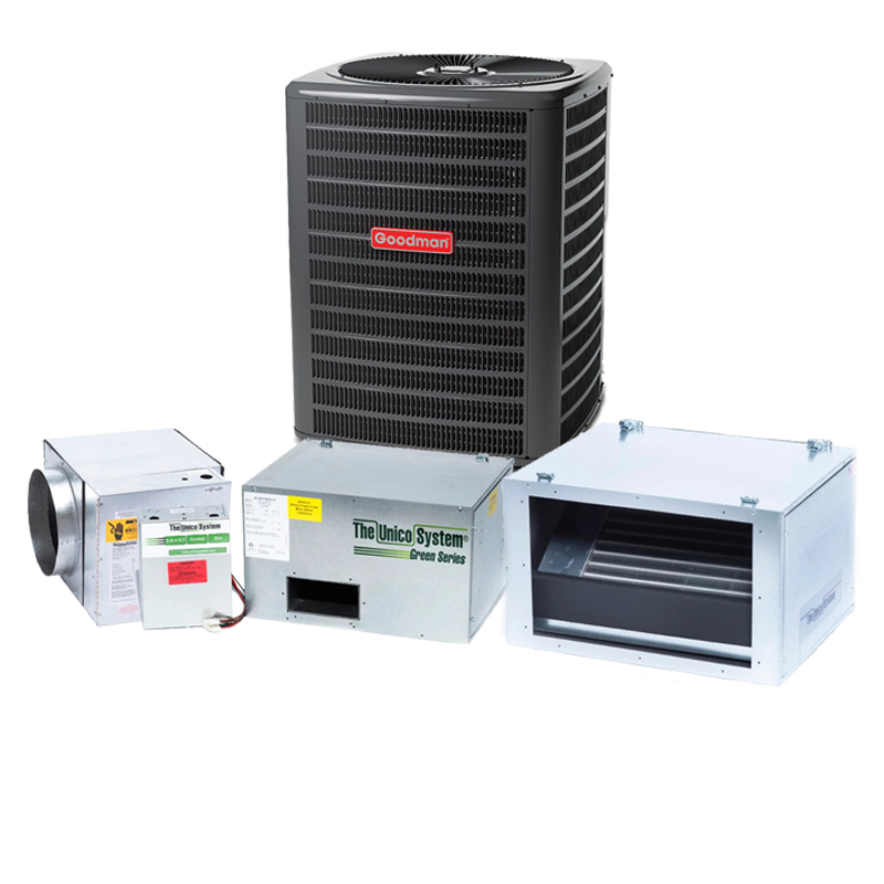 Unico High Velocity Heat Pump System – 4 Ton | Free Design Support!