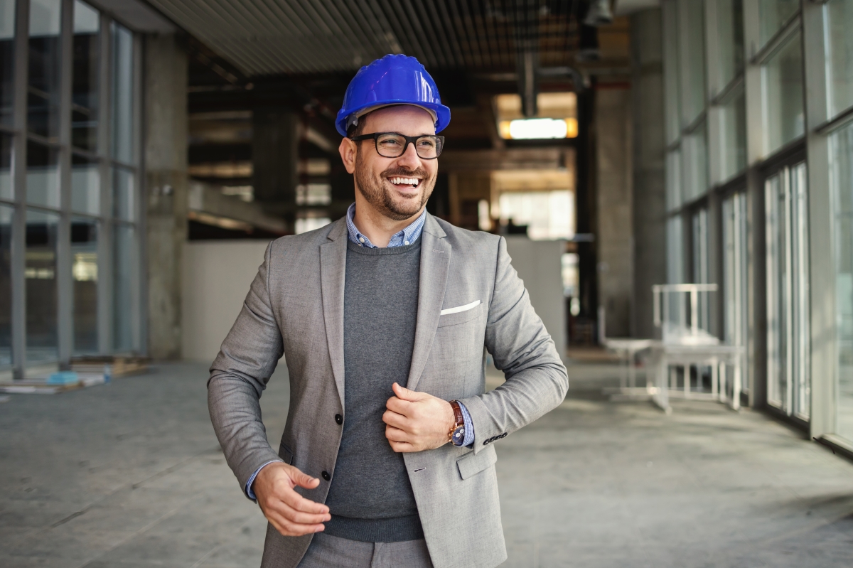 Image of man observing commercial HVAC