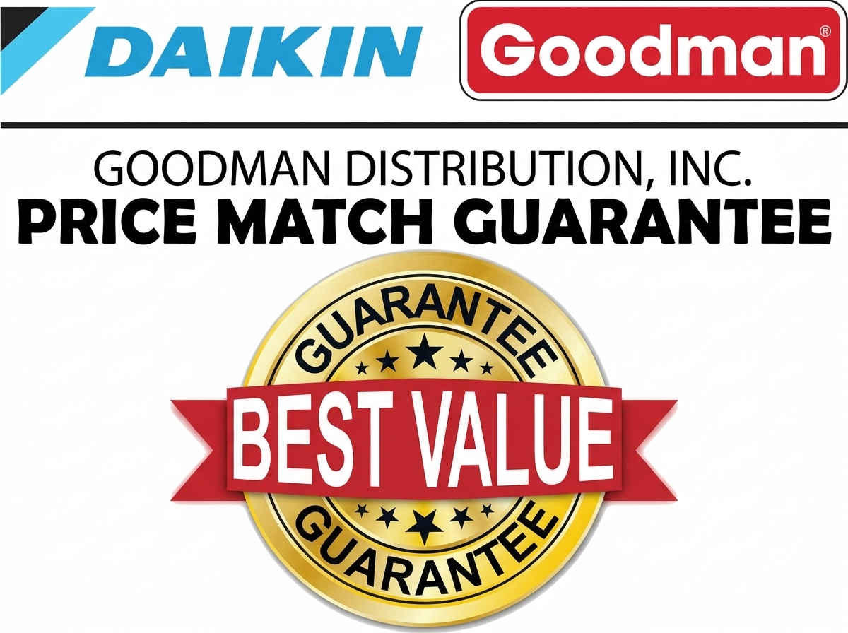 AC Direct Price Match Guarantee - Daikin and Goodman
