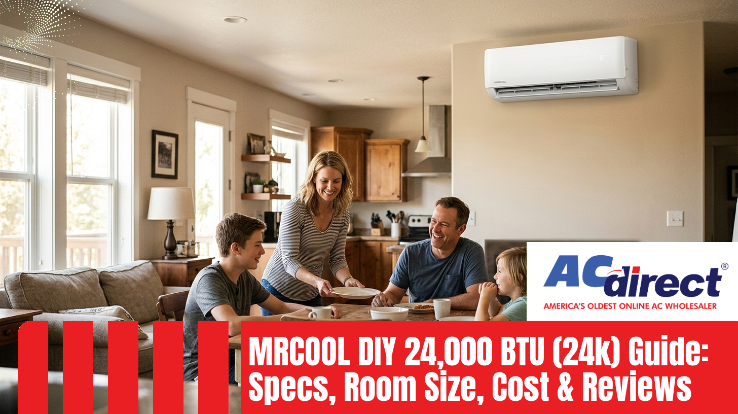 MRCOOL DIY 24,000 BTU (24k) Guide: Specs, Room Size, Cost & Reviews