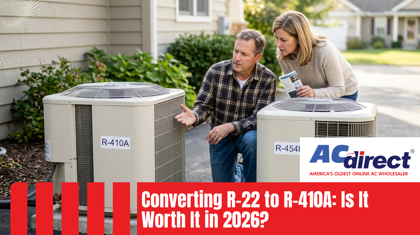 R-32 vs R-410A vs R-454B vs R-22: 2026 Refrigerant Comparison