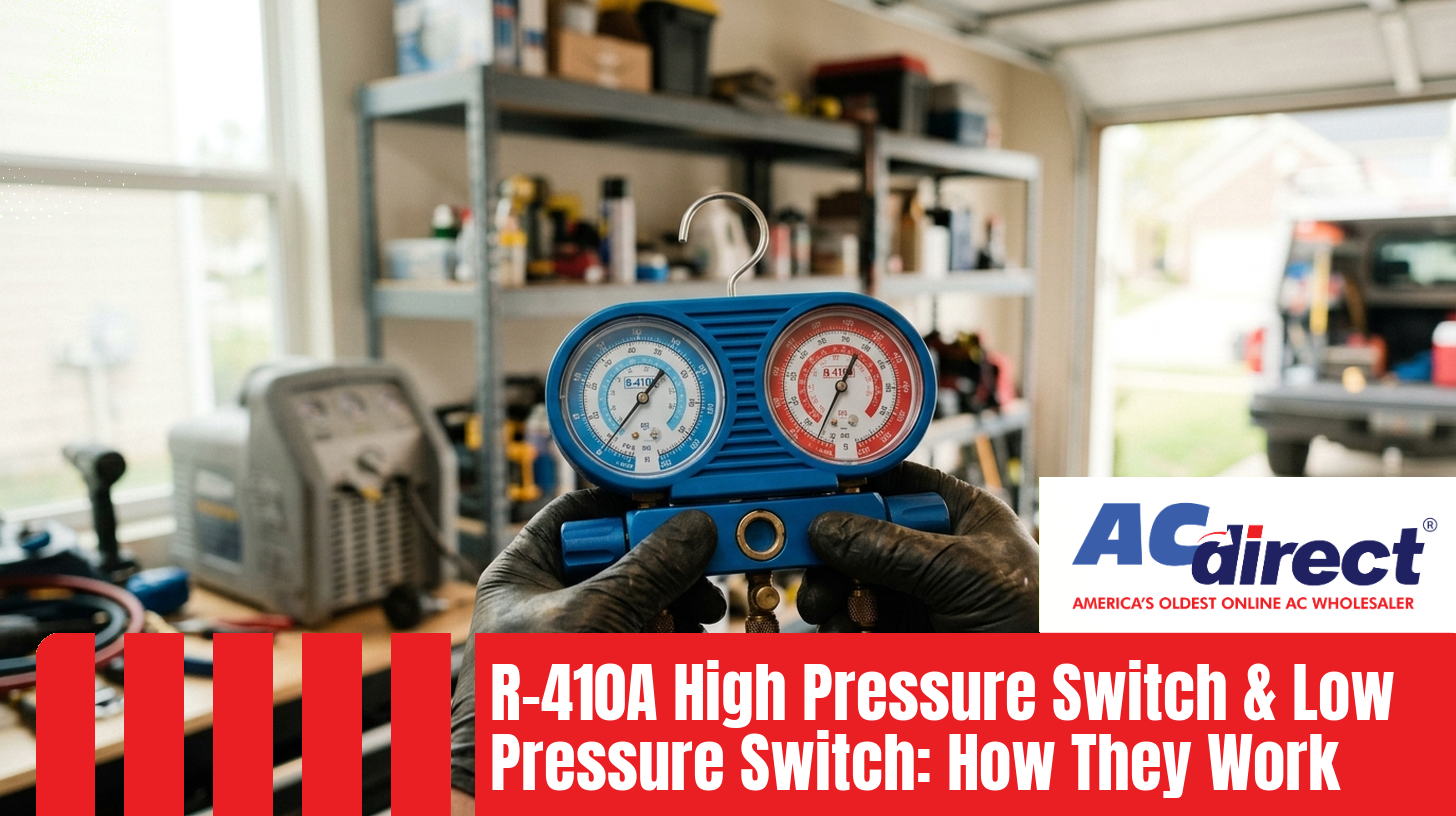 R-410A High Pressure Switch & Low Pressure Switch: How They Work