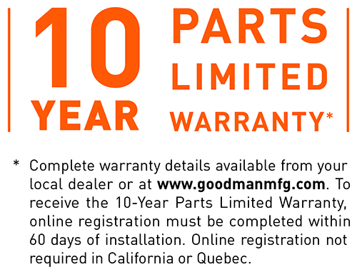 10 Years Limited Warranty