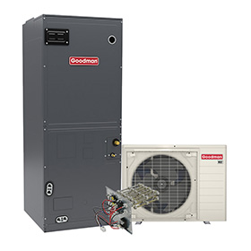Split AC systems with gas furnace