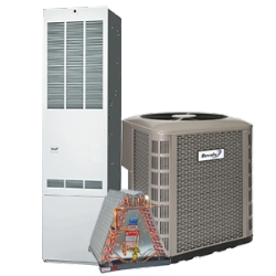 AC heat pump systems for mobile home