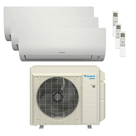 Multi zone mini-split ductless AC systems