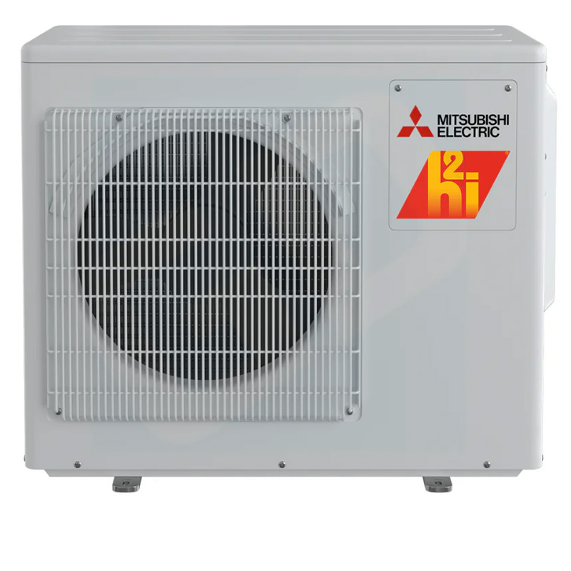 Mitsubishi 24000 BTU 3 Zone/Room Mini Split Heat Pump AC Condenser | Heats Down To -22° F & Beyond | R454B | MXZ-3D24NLHZ